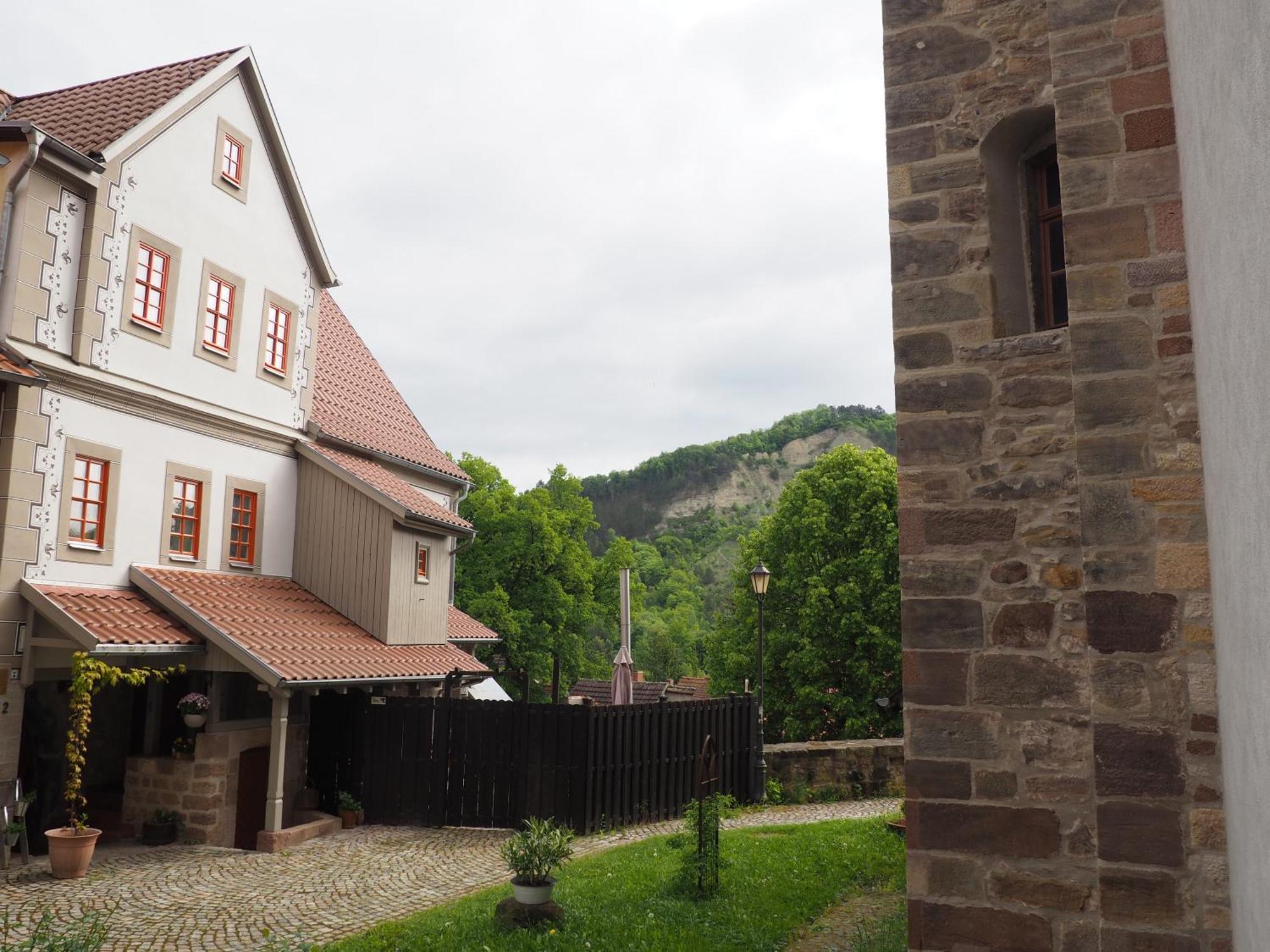 Die Alte Kantorei - Historische Ferienwohnung Kahla  Buitenkant foto
